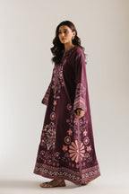 Mahira | Printed Unstitched Shamoz silk 3pc