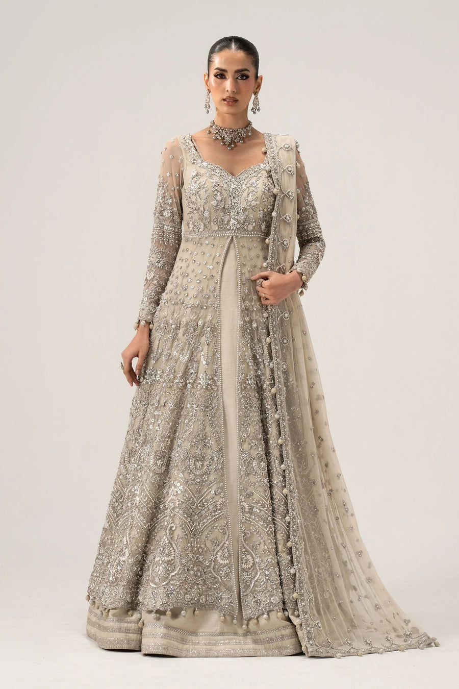 MARIA.B NET UNSTITCHED EMB MC-11 MAXI