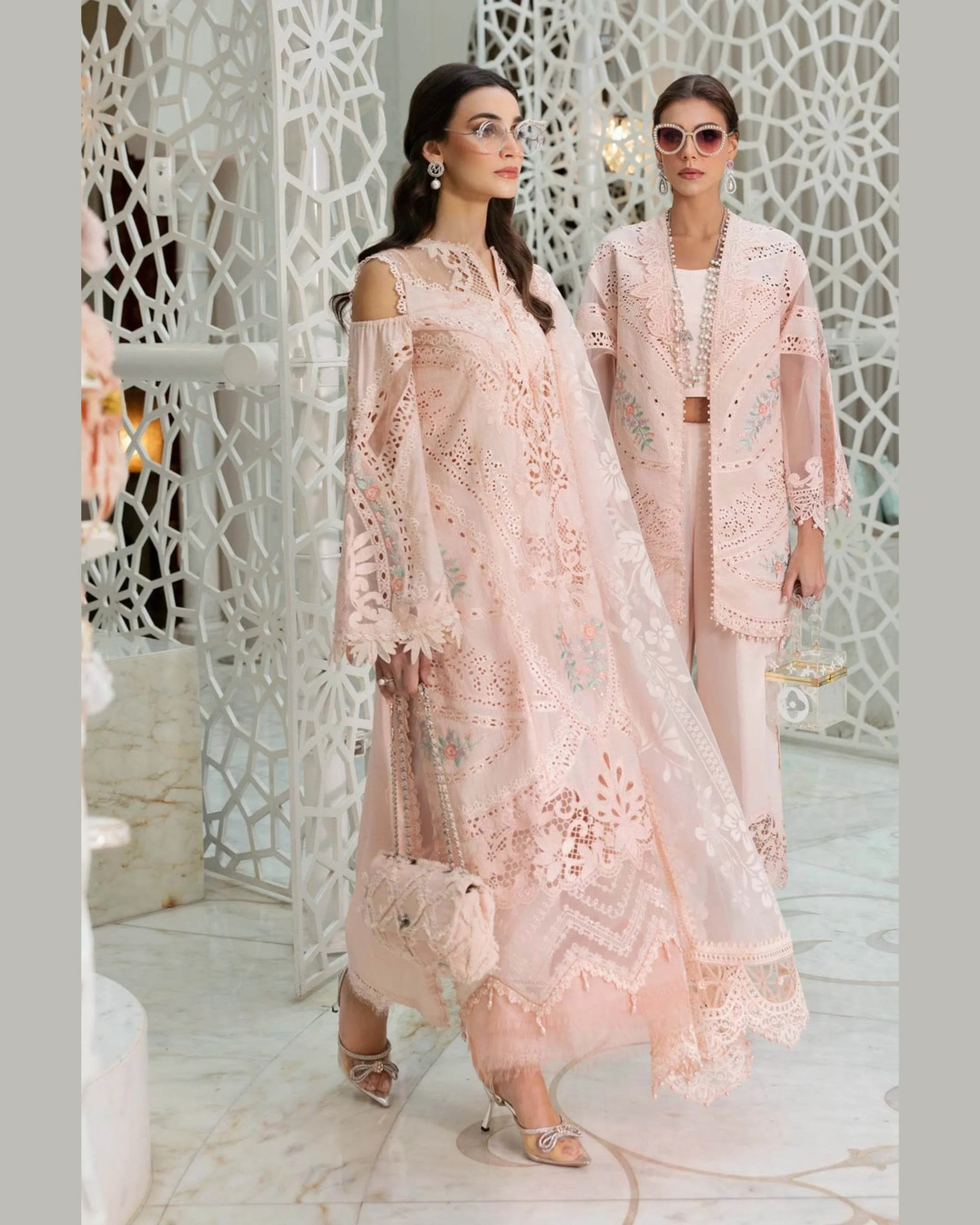 MARIA.B LAWN UNSTITCH EMB 3PC (D-2513-A) - City Cloth House