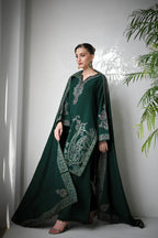 Nazakat | Emb Unstitched Dhanak 3pc