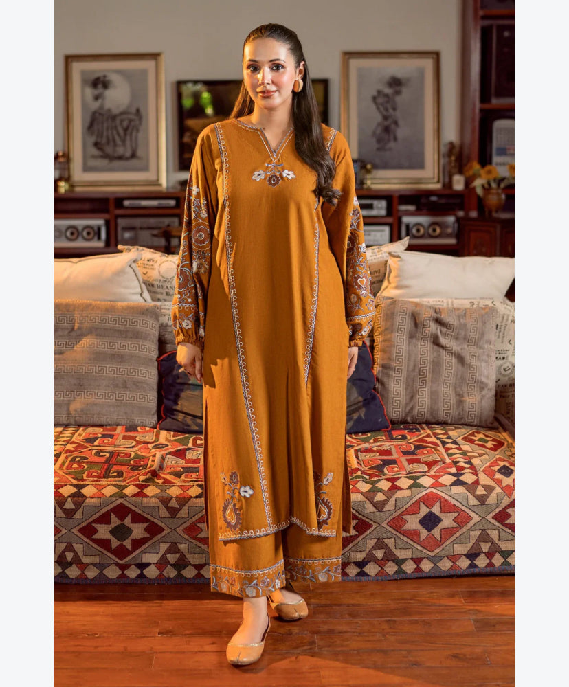 Reet | Emb Unstitched Dhanak 2pc