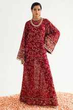 ELAN CHIFFON UNSTITCHED EMB SUIT - City Cloth House