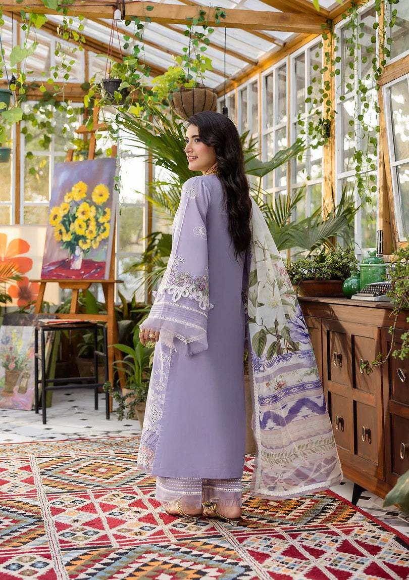 ELAF LAWN PREMIUM UNSTITCHED EMB 3PC