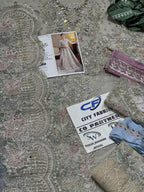 BAROQUE ORGANZA UNSTITCHED EMB MAXI - City Cloth House