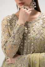 MARIA.B NET UNSTITCHED EMB MAXI