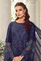 MARIA.B UNSTITCH EMB 3PC EID LAWN (24-0-D9) - City Cloth House