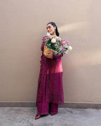 QALAMKAR LAWN UNSTITCHED EMB 3PC - City Cloth House