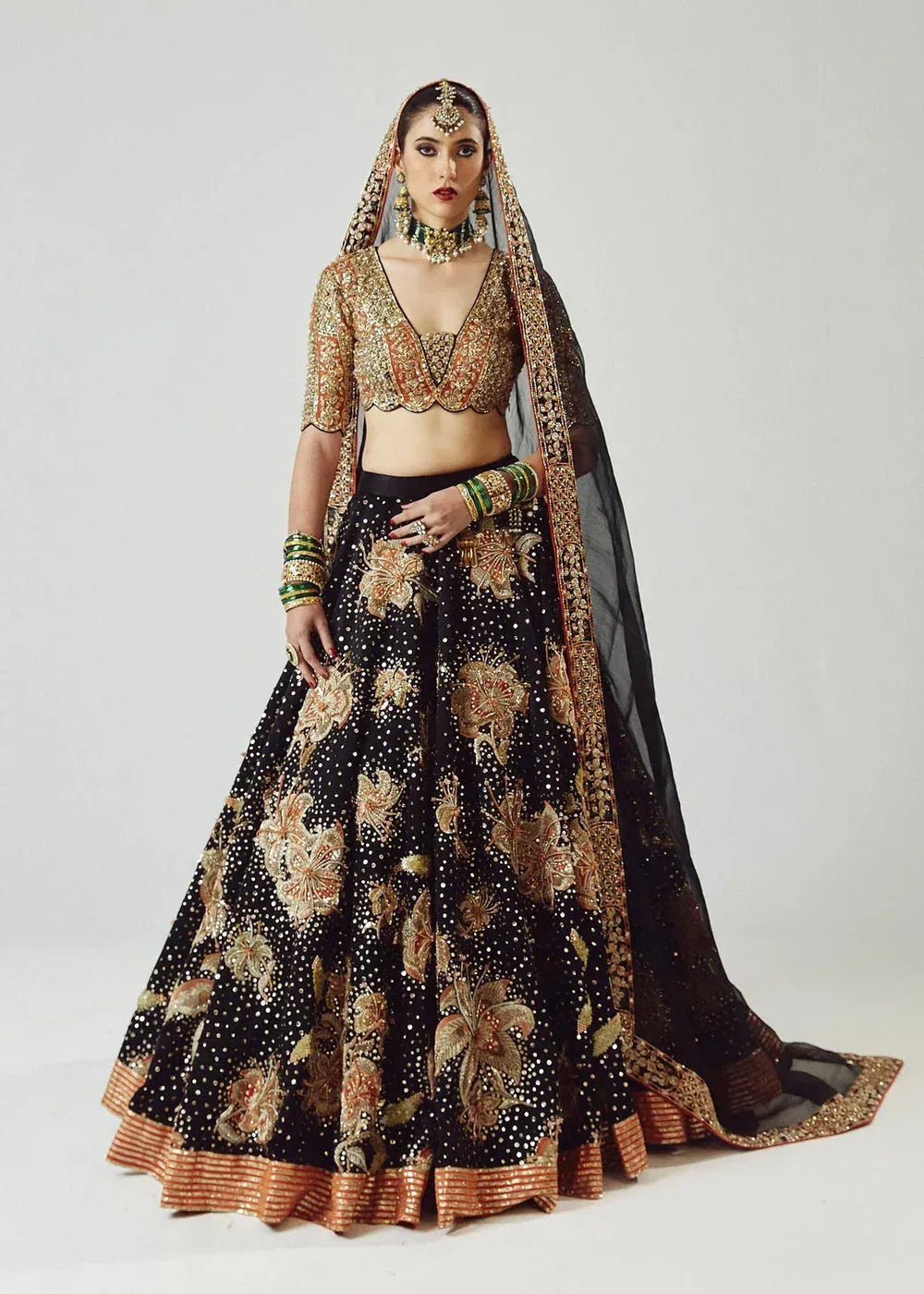 HUSSAIN REHAR ORGANZA UNSTITCHED EMB ZAIB MAXI - City Cloth House