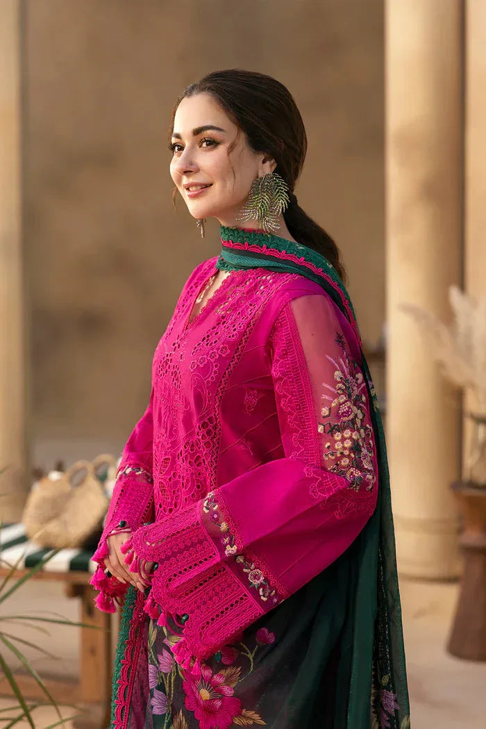 SAIRA RIZWAN LAWN PREMIUM UNSTITCHED EMB 3PC - City Cloth House