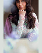 QALAMKAR LAWN UNSTITCHED EMB 3PC - City Cloth House