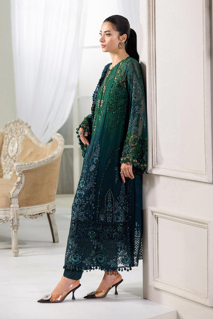MARIA.B CHIFFON UNSTITCHED EMB D-6 SUIT
