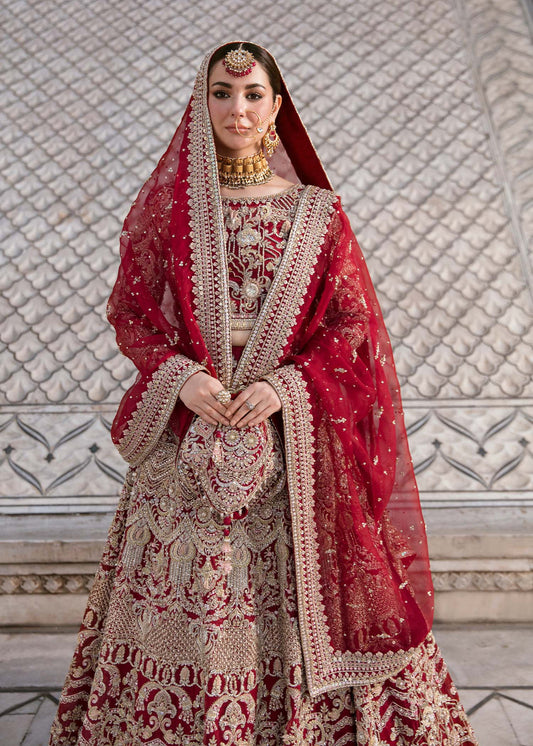KANWAL MALIK NET UNSTITCHED EMB MAXI
