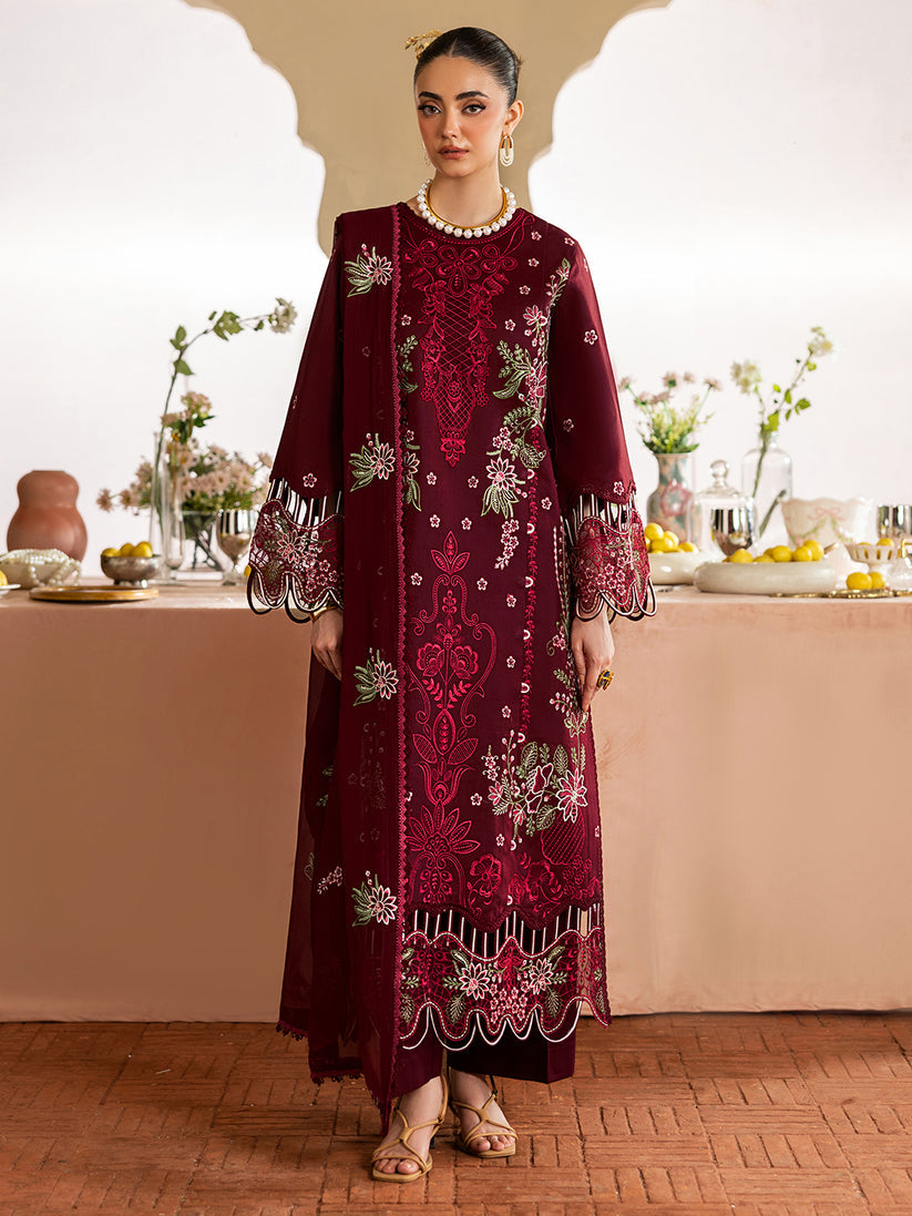 Laila | Emb Unstitched Dhanak 3pc