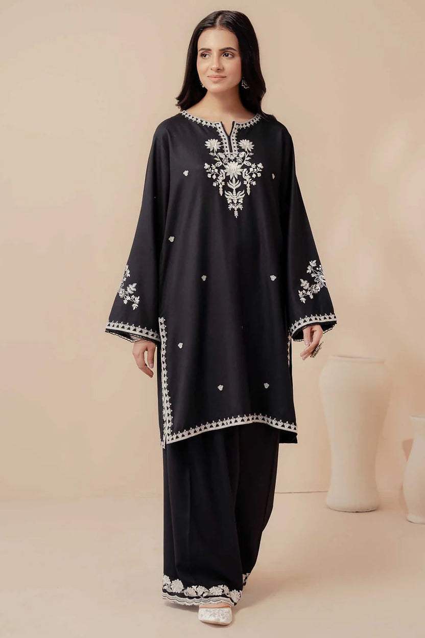 Noir | Emb Unstitched Lawn 2pc