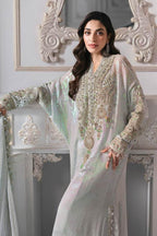 MARIA.B CHIFFON UNSTITCHED EMB SUIT (BD-30-D5) - City Cloth House