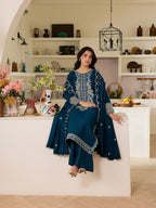 Nazakat | Emb Unstitched Dhanak 3pc