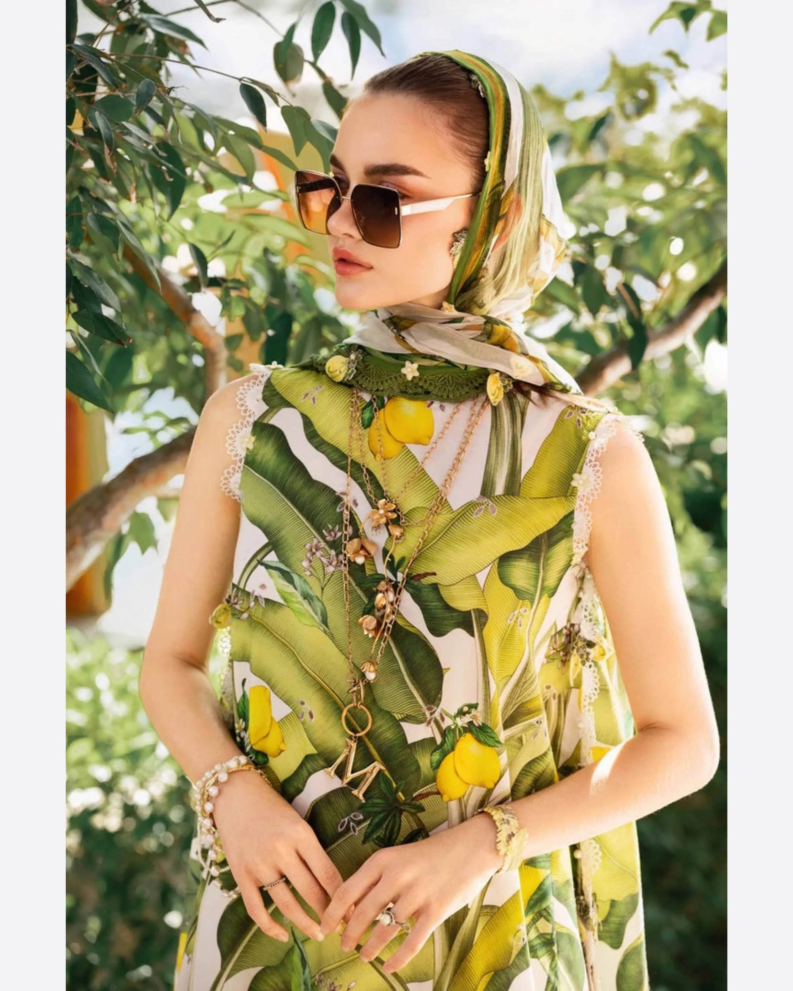 MARIA.B LAWN PREMIUM UNSTICH PRINTED 3PC - City Cloth House