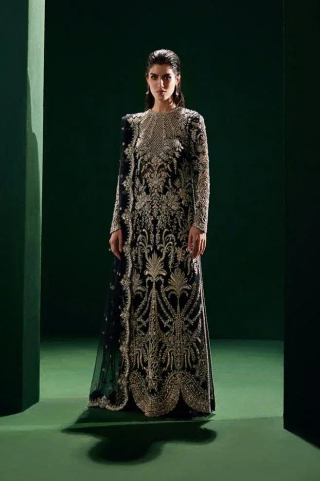 SORAYA ORGANZA UNSTITCHED EMB ORIANA MAXI - City Cloth House