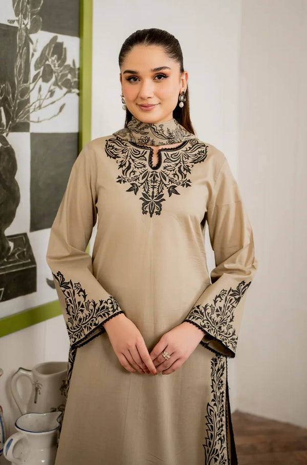 Zunairah | Emb Unstitched Dhanak 3pc