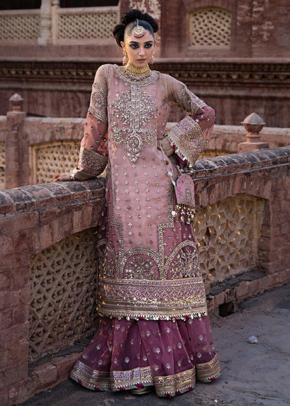 MNR ORGANZA UNSTITCHED EMB SUIT