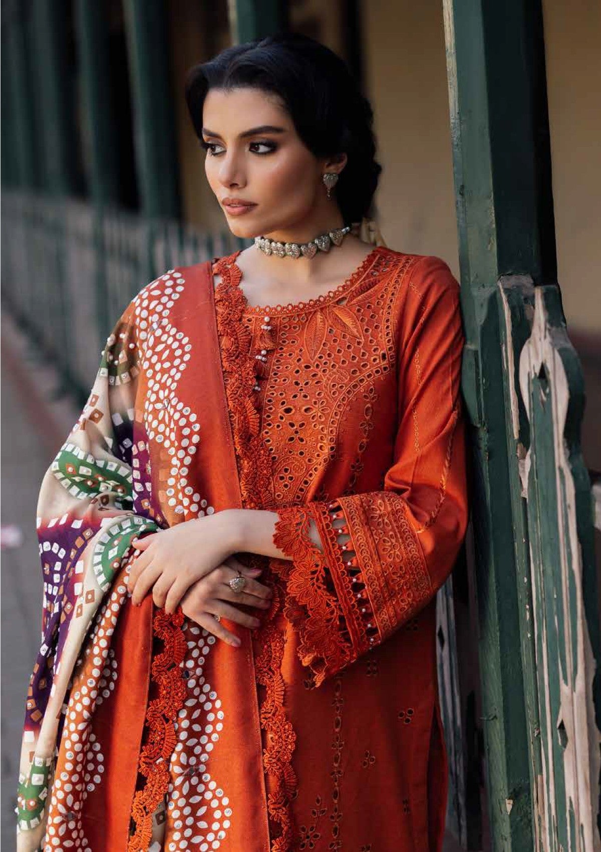 FARASHA LAWN PREMIUM UNSTITCHED EMB 3PC