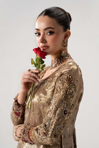 MARIA.B ZARI NET UNSTITCHED EMB MC-07 SUIT