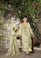 ELAF LAWN LUXURY UNSTITCHED EMB 3PC