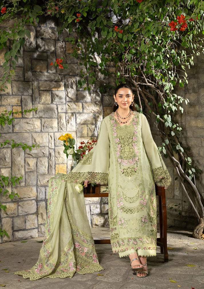 ELAF LAWN LUXURY UNSTITCHED EMB 3PC