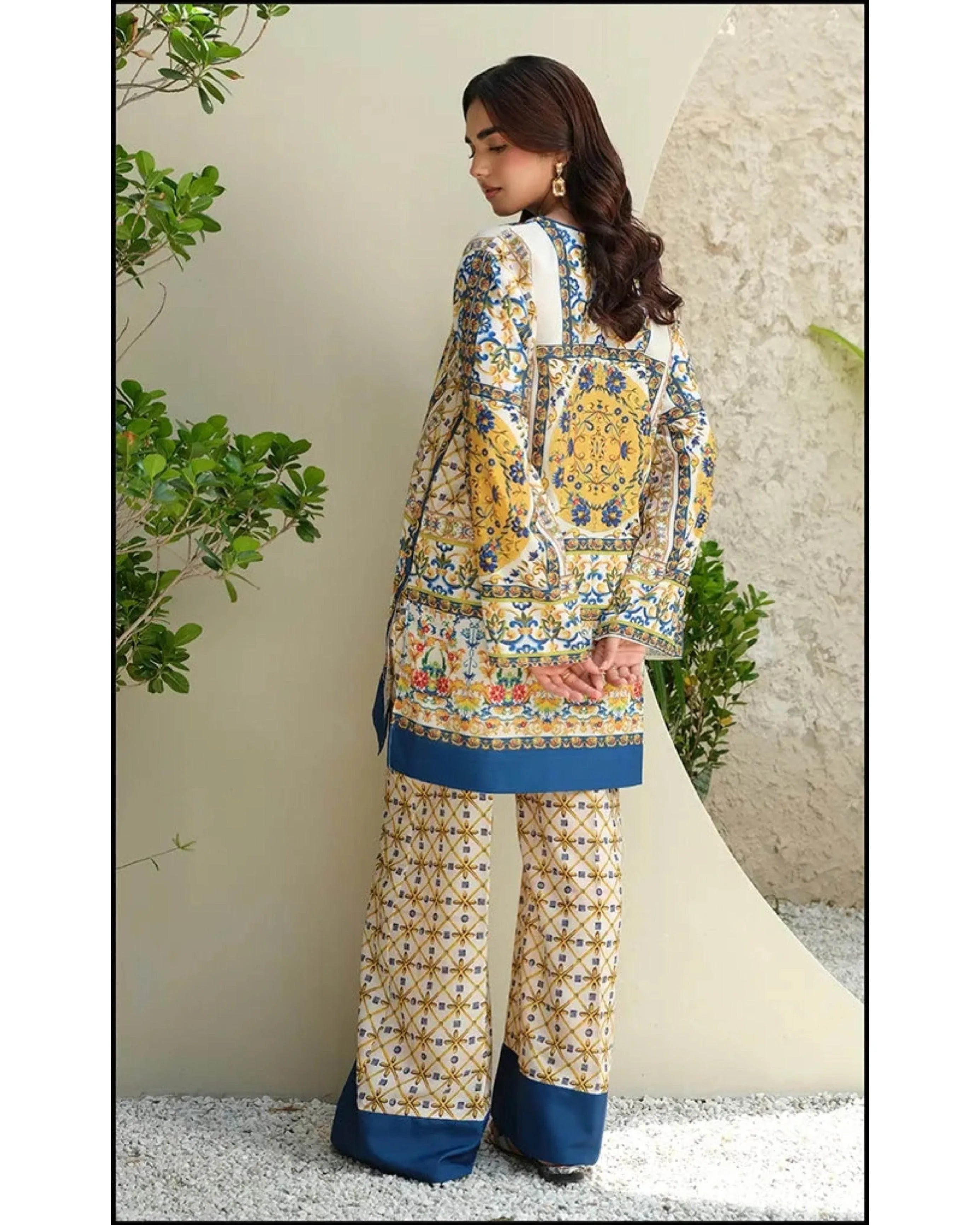 AZMIN LAWN PREMIUM UNSTITCHED PRINTED 2PC - City Cloth House