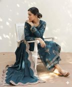 Zin Aura | Emb Unstitched Lawn 3pc