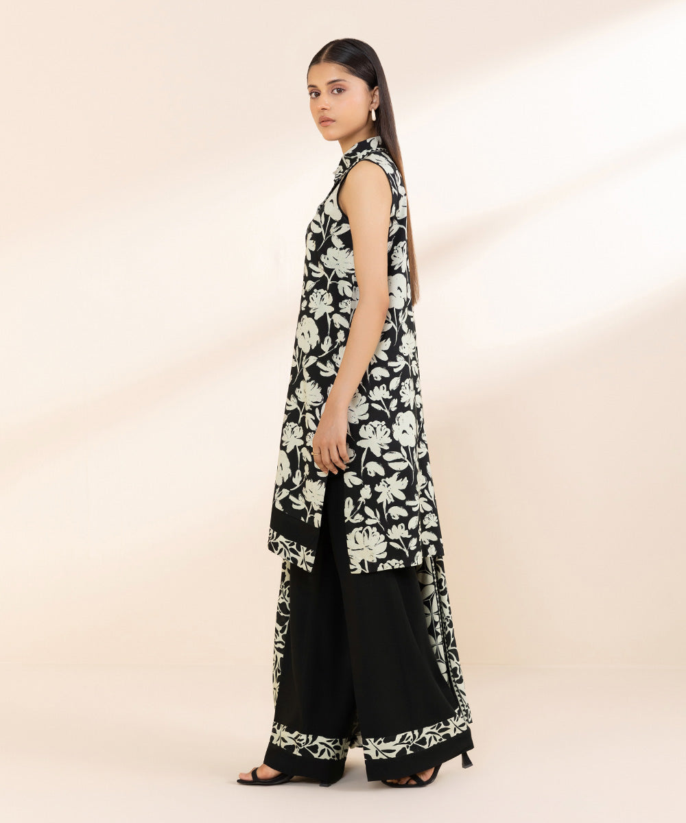 SAPPHIRE DHANAK PRINTED UNSTICHED 3PC