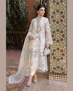 MARIA.B LAWN UNSTITCHED EMB 3PC 25’ (6-A) - City Cloth House
