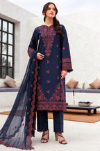 FARASHA LAWN PREMIUM UNSTITCHED EMB 3PC