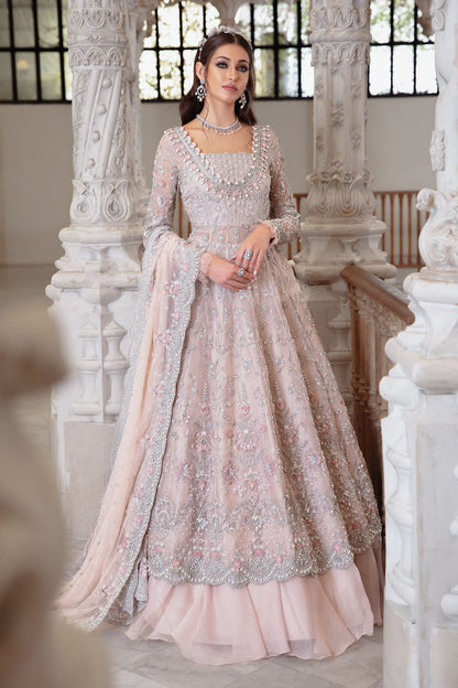 MARIA.B ORGANZA UNSTITCHED EMB MAXI