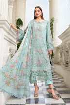 MARIA.B LAWN LUXURY UNSTITCHED EMB 3PC