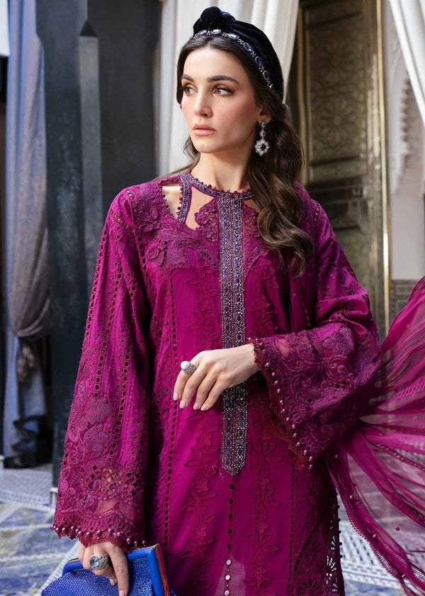 MARIA.B LAWN LUXURY UNSTITCHED EMB 3PC