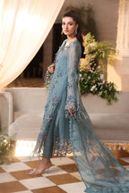 MARIA.B CHIFFON UNSTITCHED EMB D-6 SUIT