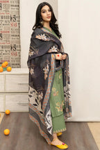 URGE DHANAK LUXURY UNSTITCHED EMB 3PC - City Cloth House