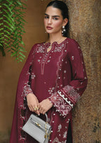 QALAMKAR LAWN PREMIUM UNSTITCHED EMB 3PC