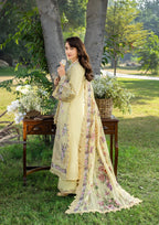 ELAF LAWN PREMIUM UNSTITCHED EMB 3PC