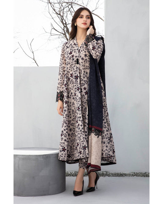 CHARIZMA LAWN PRINTED UNSTICH 3PC - City Cloth House