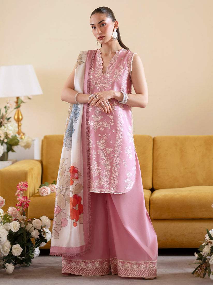 Petal | Emb Unstitched Lawn 3pc