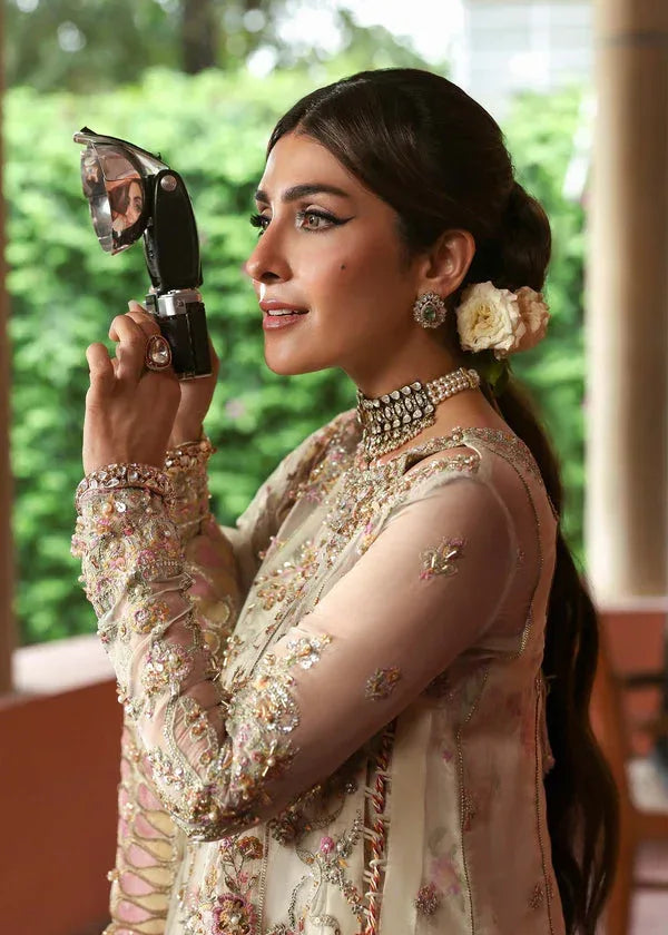 KANWAL MALIK ORGANZA UNSTITCHED EMB CHANDA SUIT - City Cloth House