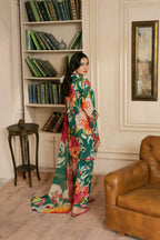BAROQUE LAWN PRINTED UNSTICH 3PC - City Cloth House