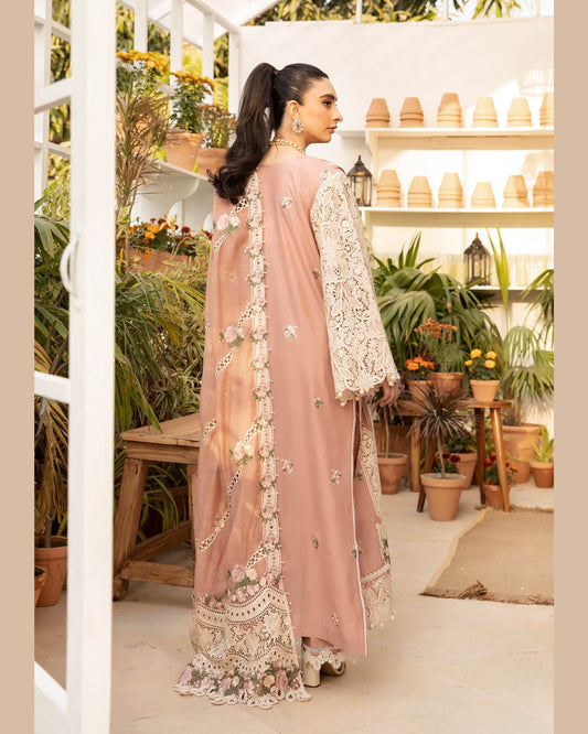 ELAF LAWN UNSTITCHED EMB 3PC SHAHANA (ELM-12) - City Cloth House
