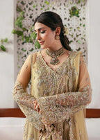 KANWAL MALIK NET UNSTITCHED EMB RUKHSAAR SUIT - City Cloth House