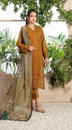 ITTEAHAD LAWN LUXURY UNSTITCHED EMB 3PC - City Cloth House
