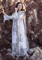 QALAMKAR LAWN UNSTITCH EMB 3PC SAHIL KINARE FIZA - City Cloth House