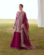 SUFFUSE ORGANZA UNSTITCHED EMB SUIT - City Cloth House