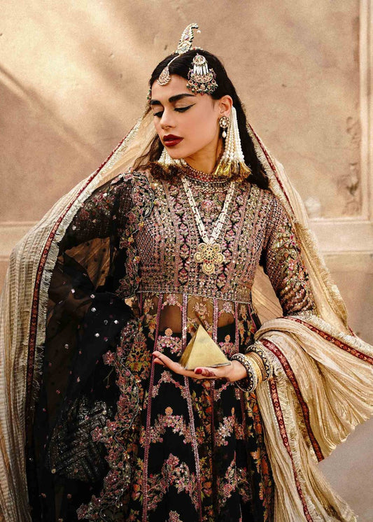 HUSSAIN REHAR ORGANZA UNSTITCHED EMB SUIT
